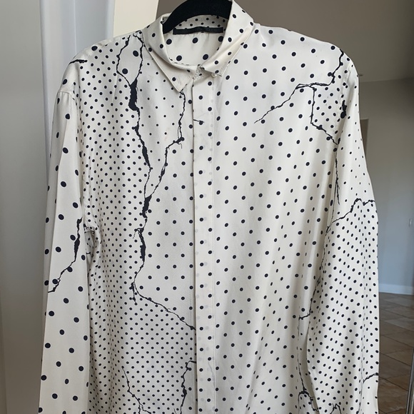 Haider Ackerman Silk Button Down Shirt - Picture 1 of 8
